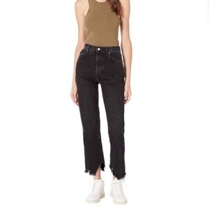 We The Free TAPERED BAGGY HIGH RISE
BOYFRIEND FIT BLACK JEANS - 24